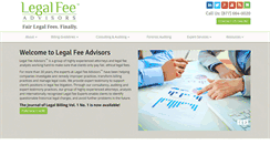 Desktop Screenshot of legalfeeadvisors.com